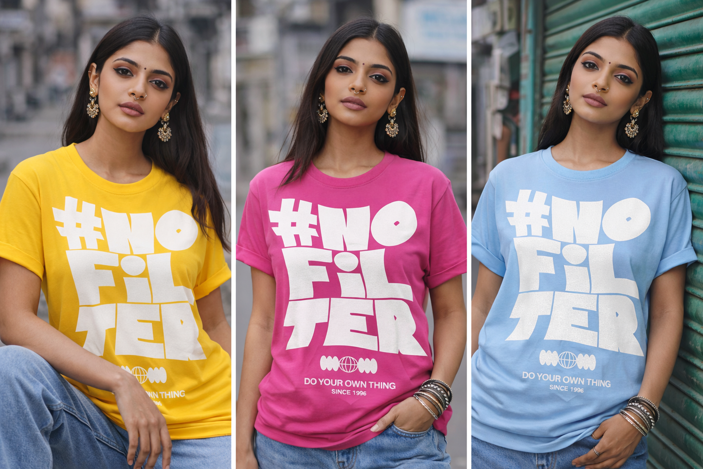 Bold Street Style Printed Cotton Tee